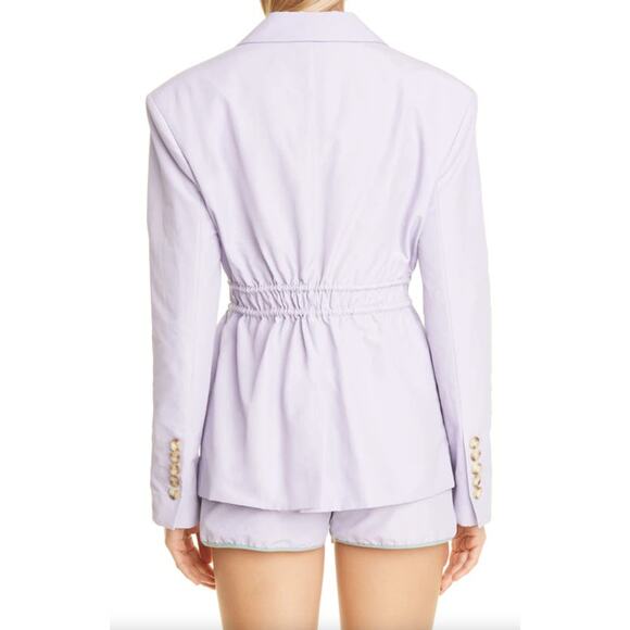 AKNVAS Amanda Drawstring Blazer Lavender Purple {3T38} - Picture 3 of 4